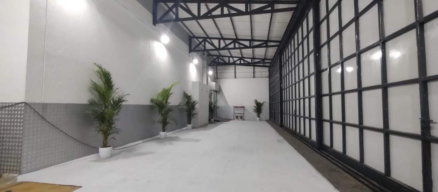 Completed industrial interior